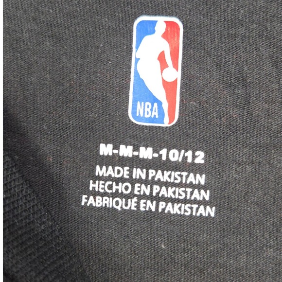 Miami Heat Youth Medium 10/12 T-Shirt NBA Basketball Tee Black Boys Kids New - Picture 5 of 8